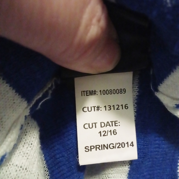 TORRID open front striped cardigan - size 1 - Picture 7 of 7